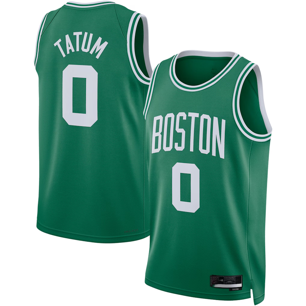 Trusc B.Celtics #0 Jayson Tatum Kelly Green Swingman Jerseys - Icon Edition