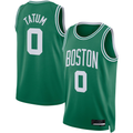 Trusc B.Celtics #0 Jayson Tatum Kelly Green Swingman Jerseys - Icon Edition