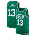 Trusc B.Celtics #13 Paul George Kelly Green Swingman Jerseys - Icon Edition