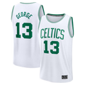 Trusc B.Celtics #13 Paul George  White Fast Break Replica Jerseys - Association Edition