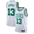 Trusc B.Celtics #13 Paul George White Swingman Jerseys - Association Edition