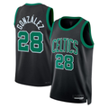 Trusc B.Celtics #28 Hugo Gonz¨¢lez Black Swingman Jerseys - Statement Edition