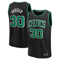 Trusc B.Celtics #30 Sam Hauser Black Fast Break Replica Player Jerseys - Statement Edition