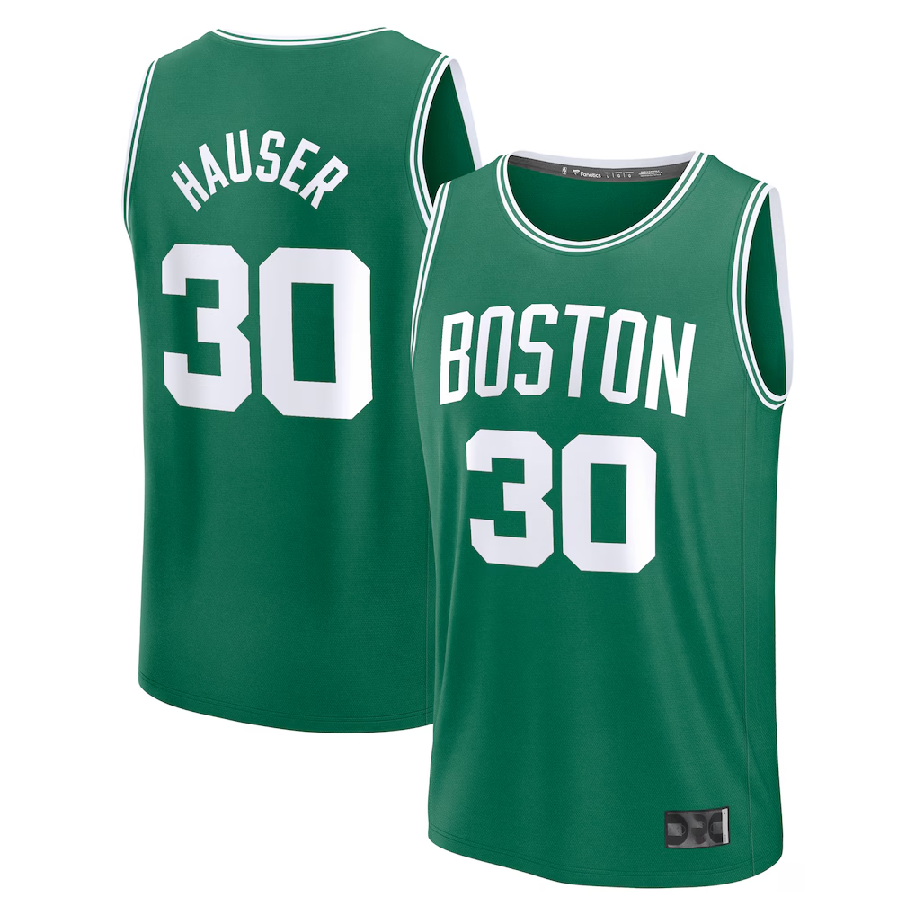 Trusc B.Celtics #30 Sam Hauser Kelly Green Fast Break Replica Player Jerseys - Icon Edition