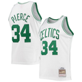 Trusc B.Celtics #34 Paul Pierce Mitchell & Ness White Hardwood Classics Swingman Jerseys