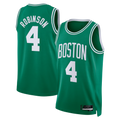 Trusc B.Celtics #4 Mitchell Robinson Kelly Green Swingman Jerseys - Icon Edition