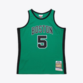 Trusc B.Celtics #5 Kevin Garnett Mitchell & Ness Kelly Green 2007-08 Hardwood Classics Authentic Jerseys