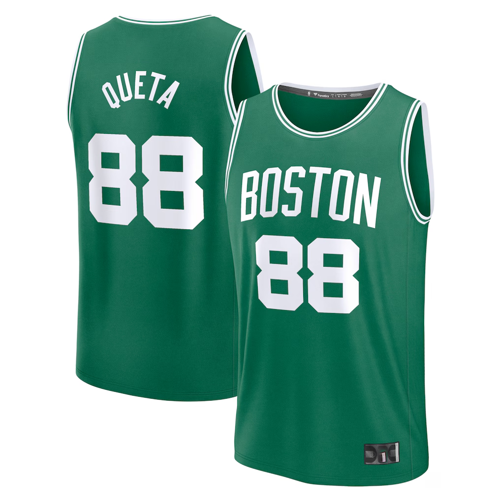 Trusc B.Celtics #88 Neemias Queta Kelly Green Fast Break Replica Player Jerseys - Icon Edition