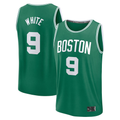 Trusc B.Celtics #9 Derrick White  Kelly Green Fast Break Replica Player Jerseys - Icon Edition