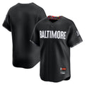 Trusc B.Orioles Black City Connect Limited Home Game Blank Player Stitched Jerseys