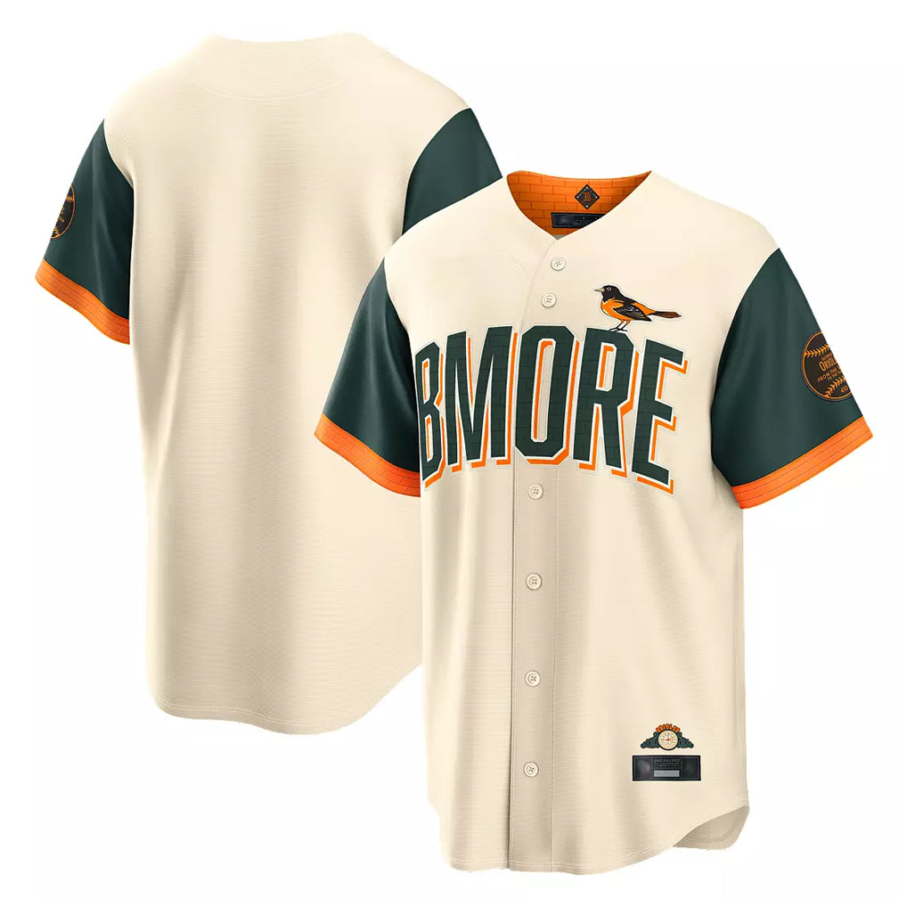 Trusc B.Orioles Cream 2026 City Connect Home Blank Player Stitched Jerseys