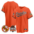 Trusc B.Orioles Orange 30th Anniversary of 2131 Home Game Blank Player Stitched Jerseys