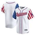 Trusc B.Orioles White Independence Day Vapor Premier Limited Home Game Blank Player Stitched Jerseys