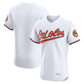 Trusc B.Orioles White Limited Elite Home Game Blank Player Stitched Jerseys