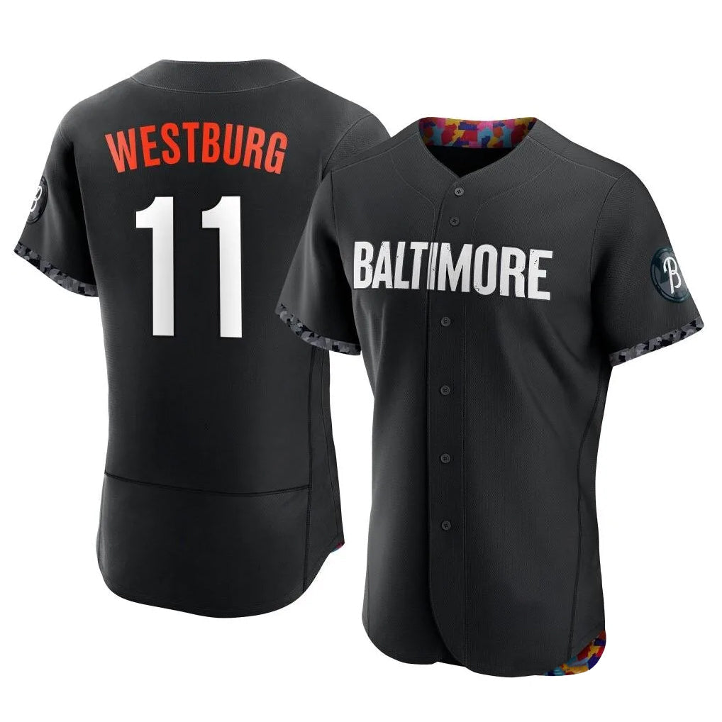 Trusc B.Orioles #11 Jordan Westburg Player Black City Connect Limited Elite Home Game Stitched Jerseys