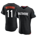 Trusc B.Orioles #11 Jordan Westburg Player Black City Connect Limited Elite Home Game Stitched Jerseys