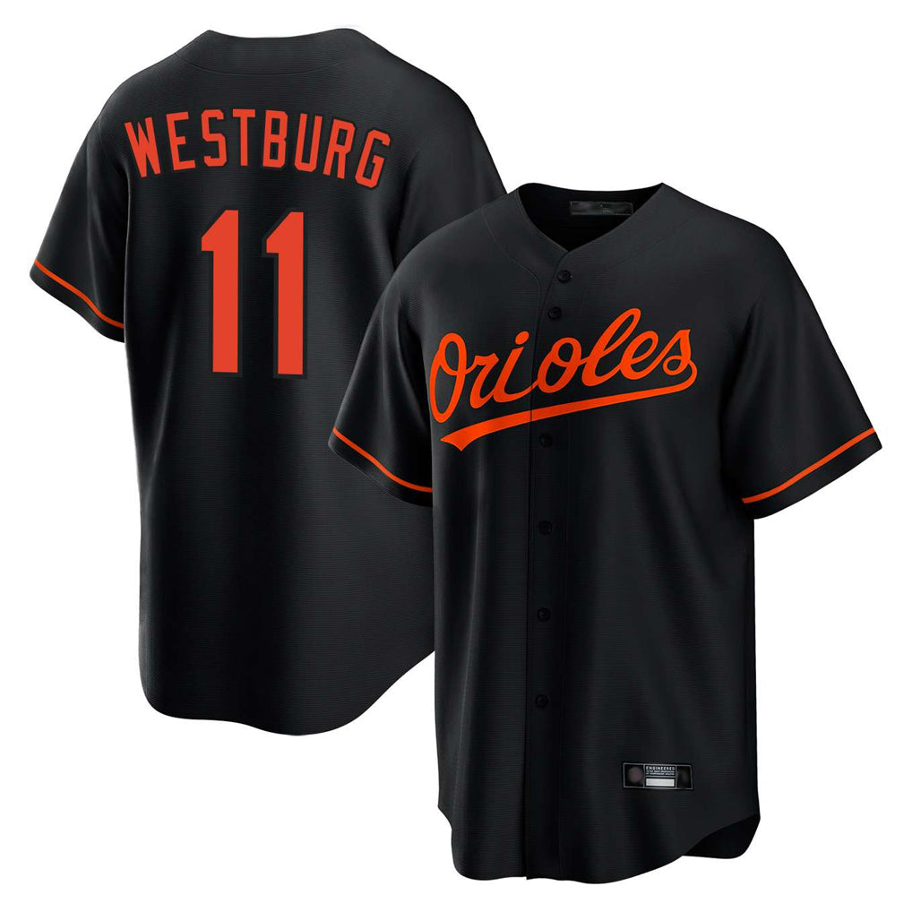 Trusc B.Orioles #11 Jordan Westburg Player Black Home Game Stitched Jerseys