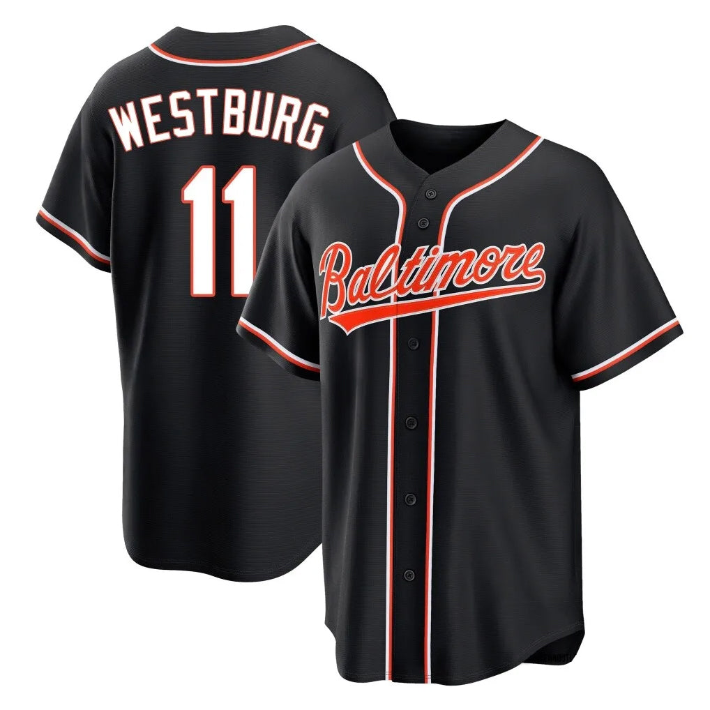 Trusc B.Orioles #11 Jordan Westburg Player Black Snake Skin City Home Game Stitched Jerseys
