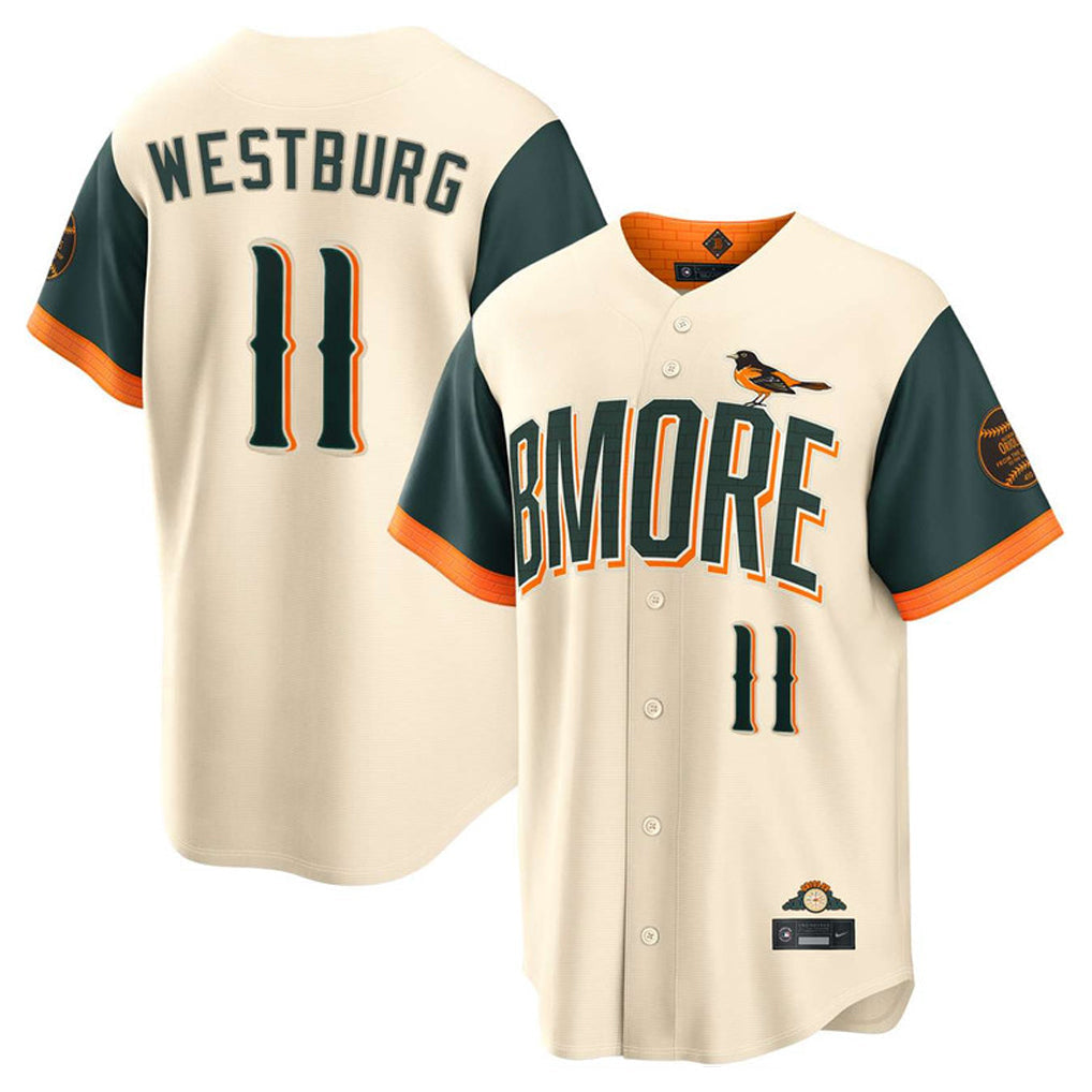 Trusc B.Orioles #11 Jordan Westburg Player Cream 2026 City Connect Home Game Stitched Jerseys