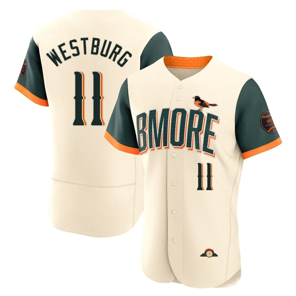 Trusc B.Orioles #11 Jordan Westburg Player Cream 2026 City Connect Limited Elite Home Game Stitched Jerseys