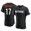 Trusc B.Orioles #17 Colton Cowser Player Black City Connect Limited Elite Home Game Stitched Jerseys