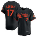 Trusc B.Orioles #17 Colton Cowser Player Black Limited Home Game Stitched Jerseys