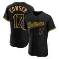 Trusc B.Orioles #17 Colton Cowser Player Black Snake Skin City Limited Elite Home Stitched Jerseys