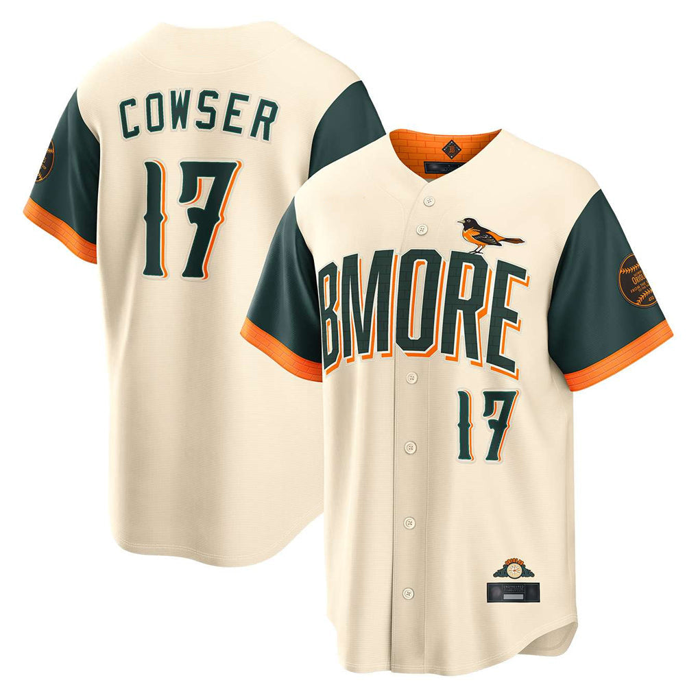 Trusc B.Orioles #17 Colton Cowser Player Cream 2026 City Connect Limited Elite Home Game Stitched Jerseys