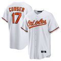 Trusc B.Orioles #17 Colton Cowser Player White Home Game Stitched Jerseys