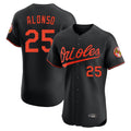 Trusc B.Orioles #25 Pete Alonso Player Black Limited Elite Home Game Stitched Jerseys