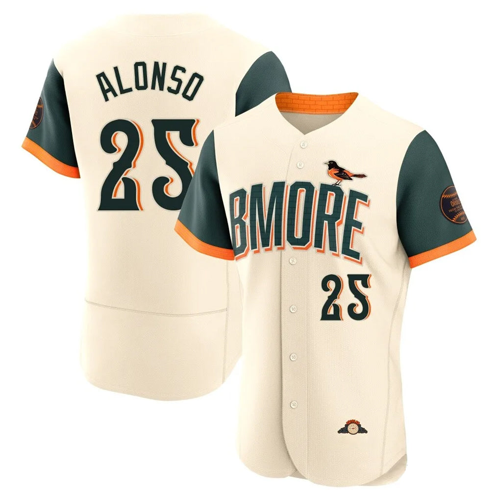 Trusc B.Orioles #25 Pete Alonso Player Cream 2026 City Connect Limited Elite Home Game Stitched Jerseys