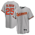 Trusc B.Orioles #25 Pete Alonso Player Gray Home Game Stitched Jerseys