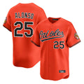 Trusc B.Orioles #25 Pete Alonso Player Orange Limited Home Game Stitched Jerseys