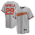 Trusc B.Orioles #29 Samuel Basallo Player Gray Home Game Stitched Jerseys