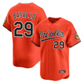 Trusc B.Orioles #29 Samuel Basallo Player Orange Limited Home Game Stitched Jerseys