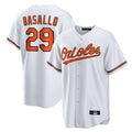 Trusc B.Orioles #29 Samuel Basallo Player White Home Game Stitched Jerseys