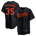 Trusc B.Orioles #35 Adley Rutschman Black Home Game Stitched Jerseys