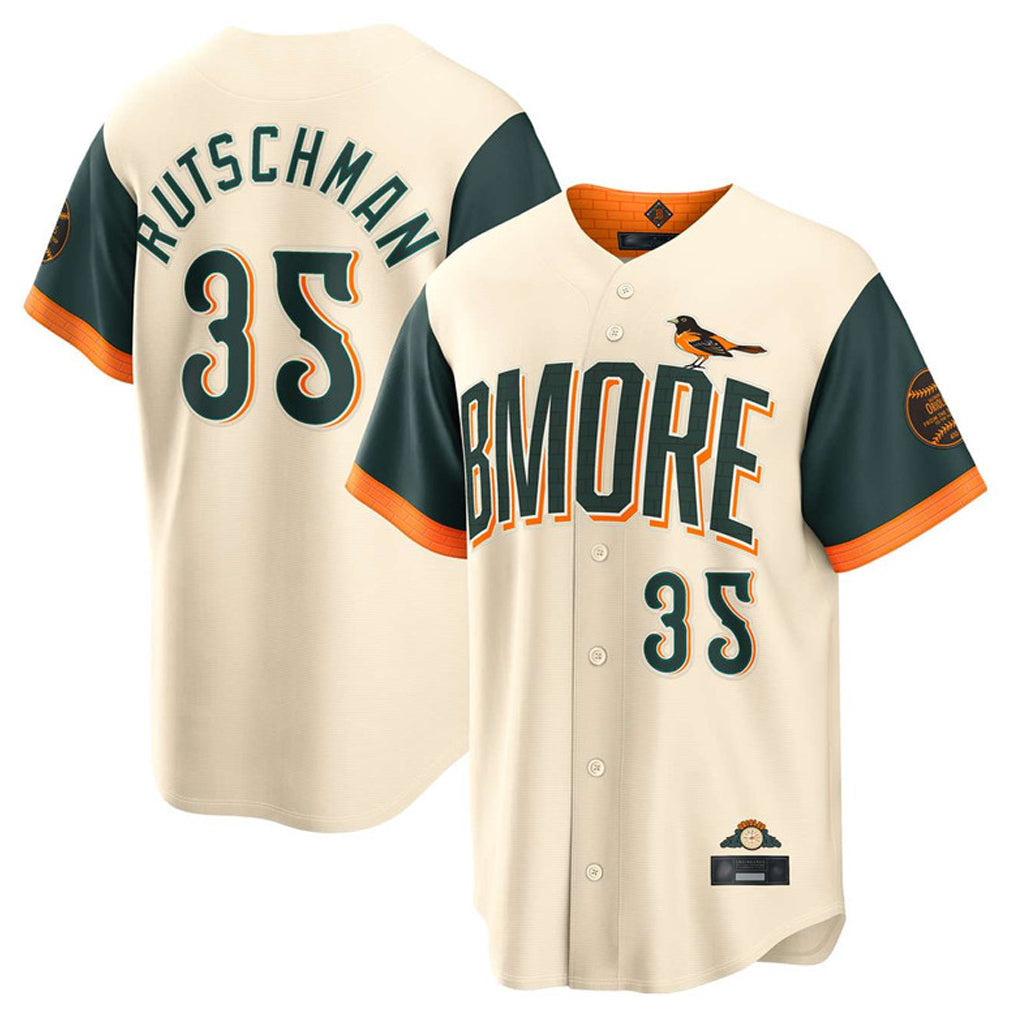Trusc B.Orioles #35 Adley Rutschman Cream 2026 City Connect Home Game Stitched Jerseys
