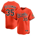 Trusc B.Orioles #35 Adley Rutschman Orange Limited Home Game Stitched Jerseys