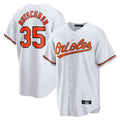 Trusc B.Orioles #35 Adley Rutschman White Home Game Stitched Jerseys