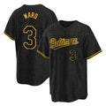 Trusc B.Orioles #3 Taylor Ward Player Black Snake Skin City Home Game Stitched Jerseys