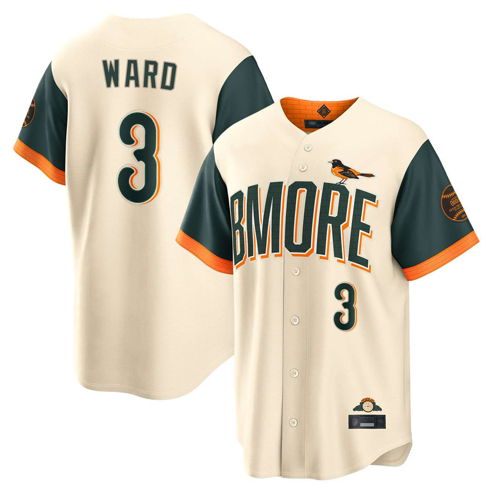 Trusc B.Orioles #3 Taylor Ward Player Cream 2026 City Connect Home Game Stitched Jerseys