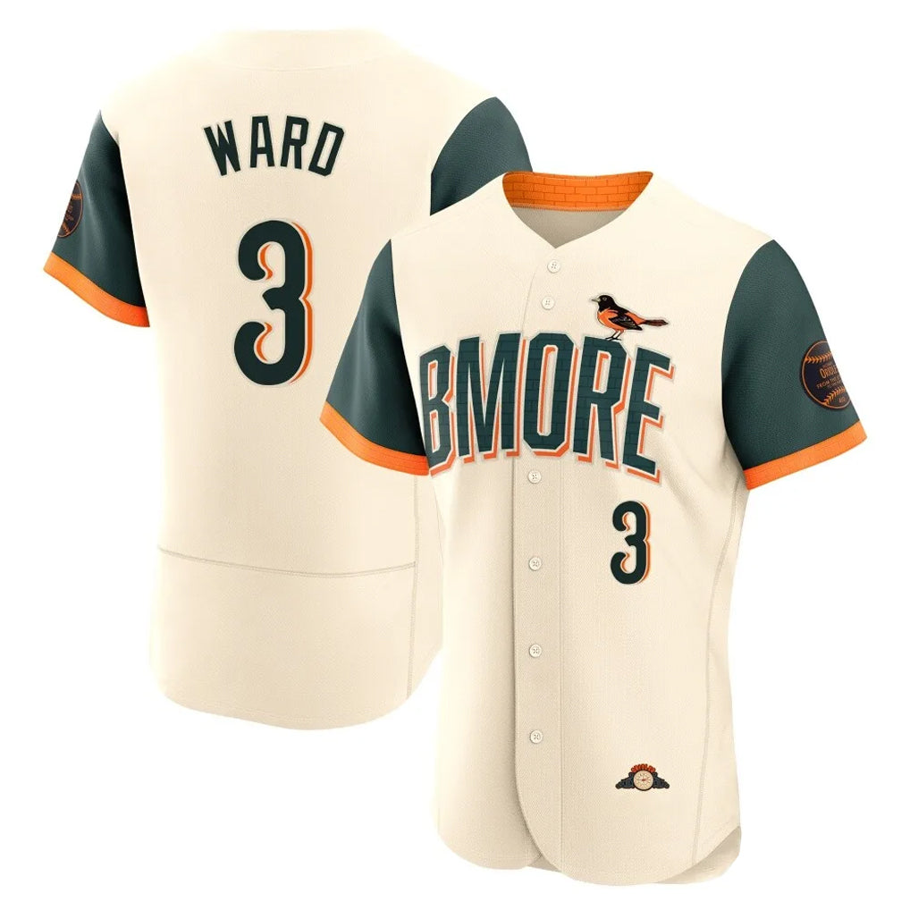 Trusc B.Orioles #3 Taylor Ward Player Cream 2026 City Connect Limited Elite Home Game Stitched Jerseys