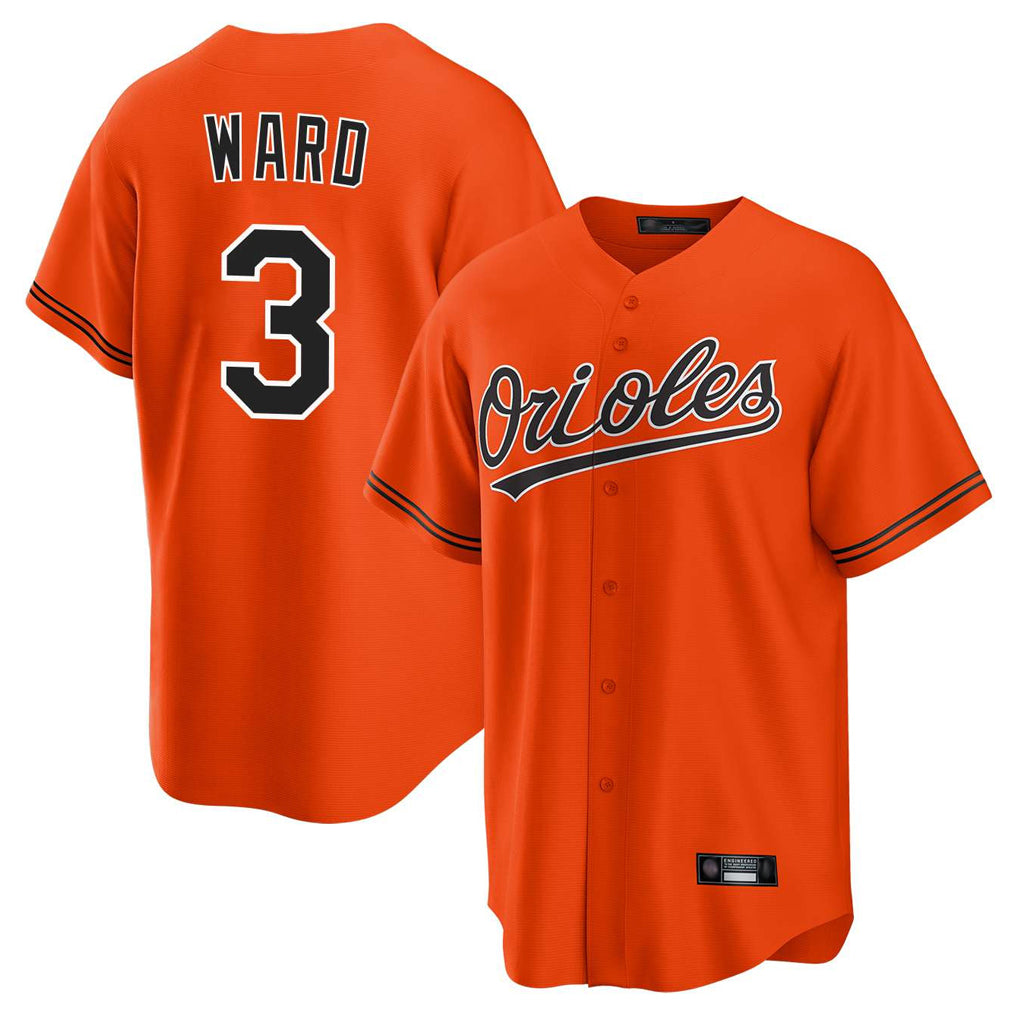 Trusc B.Orioles #3 Taylor Ward Player Orange Home Game Stitched Jerseys