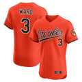 Trusc B.Orioles #3 Taylor Ward Player Orange Limited Elite Home Game Stitched Jerseys