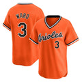 Trusc B.Orioles #3 Taylor Ward Player Orange T-shirt Limited Home Game Stitched Jerseys
