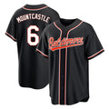 Trusc B.Orioles #6 Ryan Mountcastle Player Black Out Home Game Stitched Jerseys