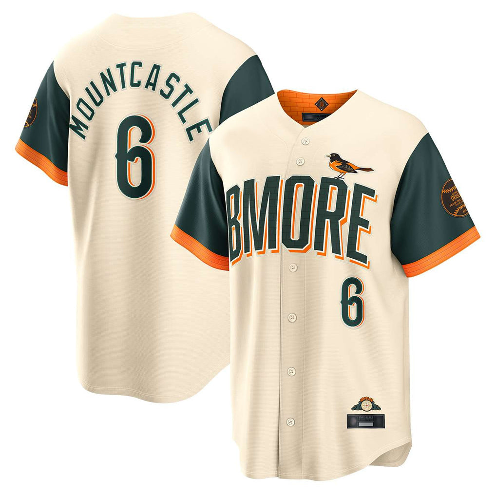 Trusc B.Orioles #6 Ryan Mountcastle Player Cream 2026 City Connect Home Game Stitched Jerseys