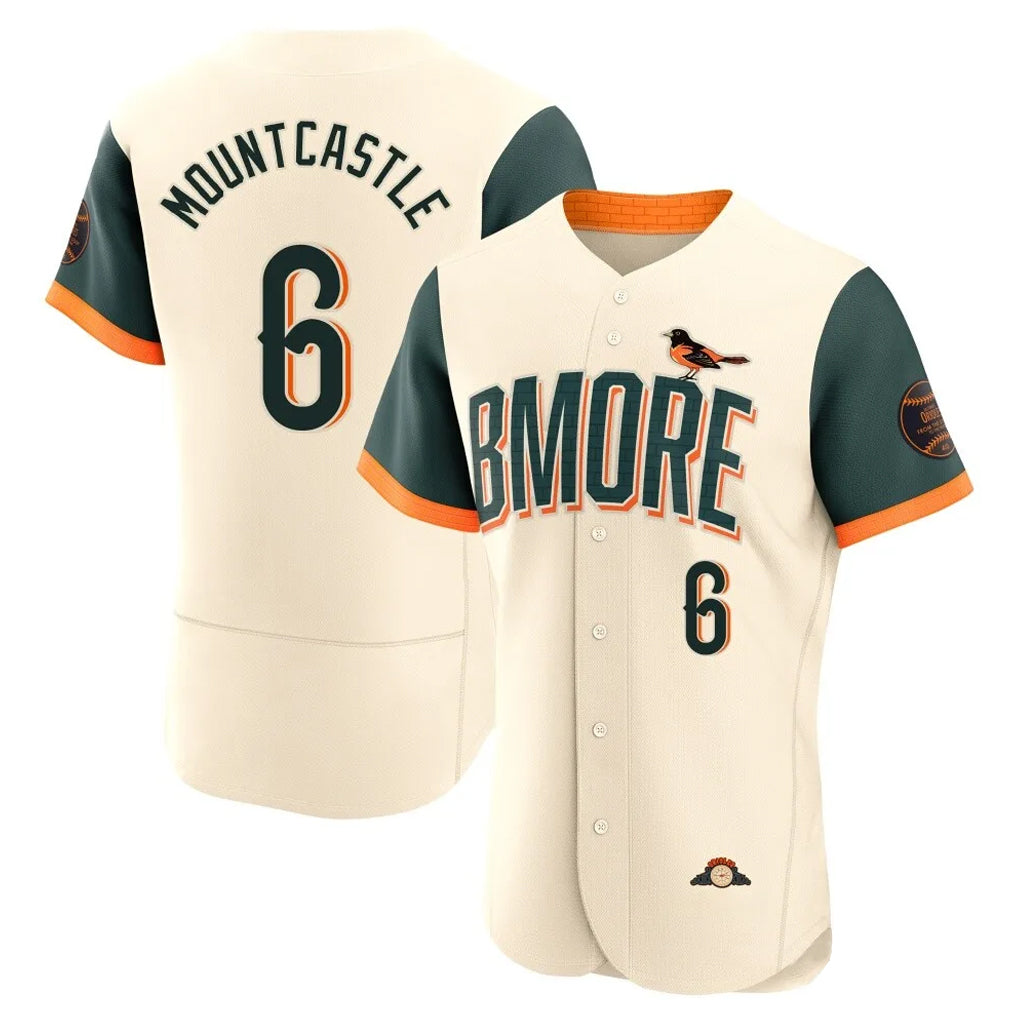 Trusc B.Orioles #6 Ryan Mountcastle Player Cream 2026 City Connect Limited Elite Home Game Stitched Jerseys