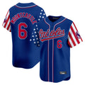 Trusc B.Orioles #6 Ryan Mountcastle Player Royal Independence Day Vapor Premier Limited Home Game Stitched Jerseys